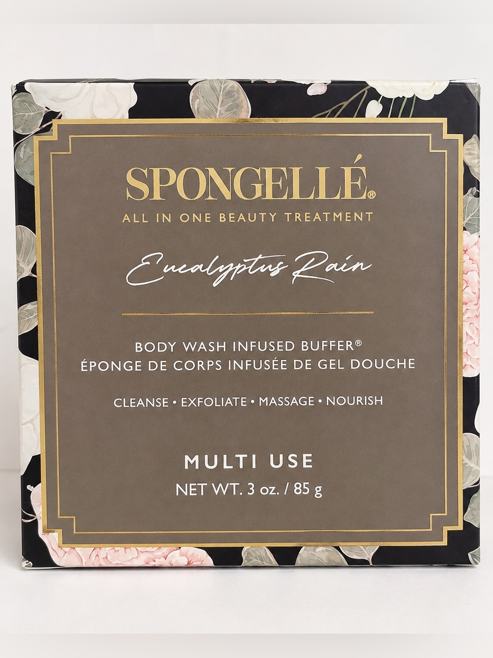 Spongellé Eucalyptus Rain Body Wash Infused Buffer 3oz NEW